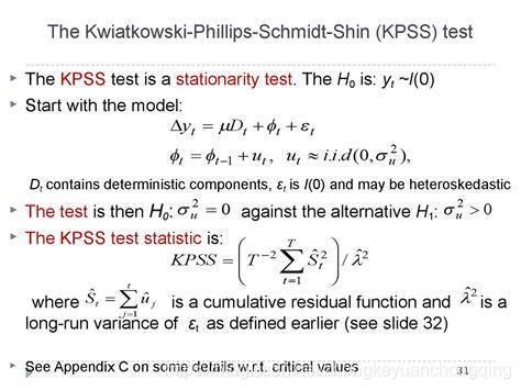 kwiatkowski phillips schmidt shin test